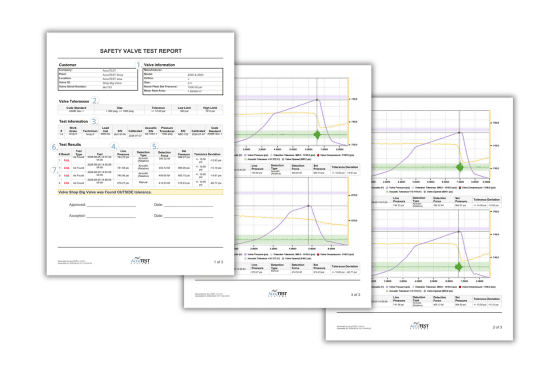 accutest valve test report